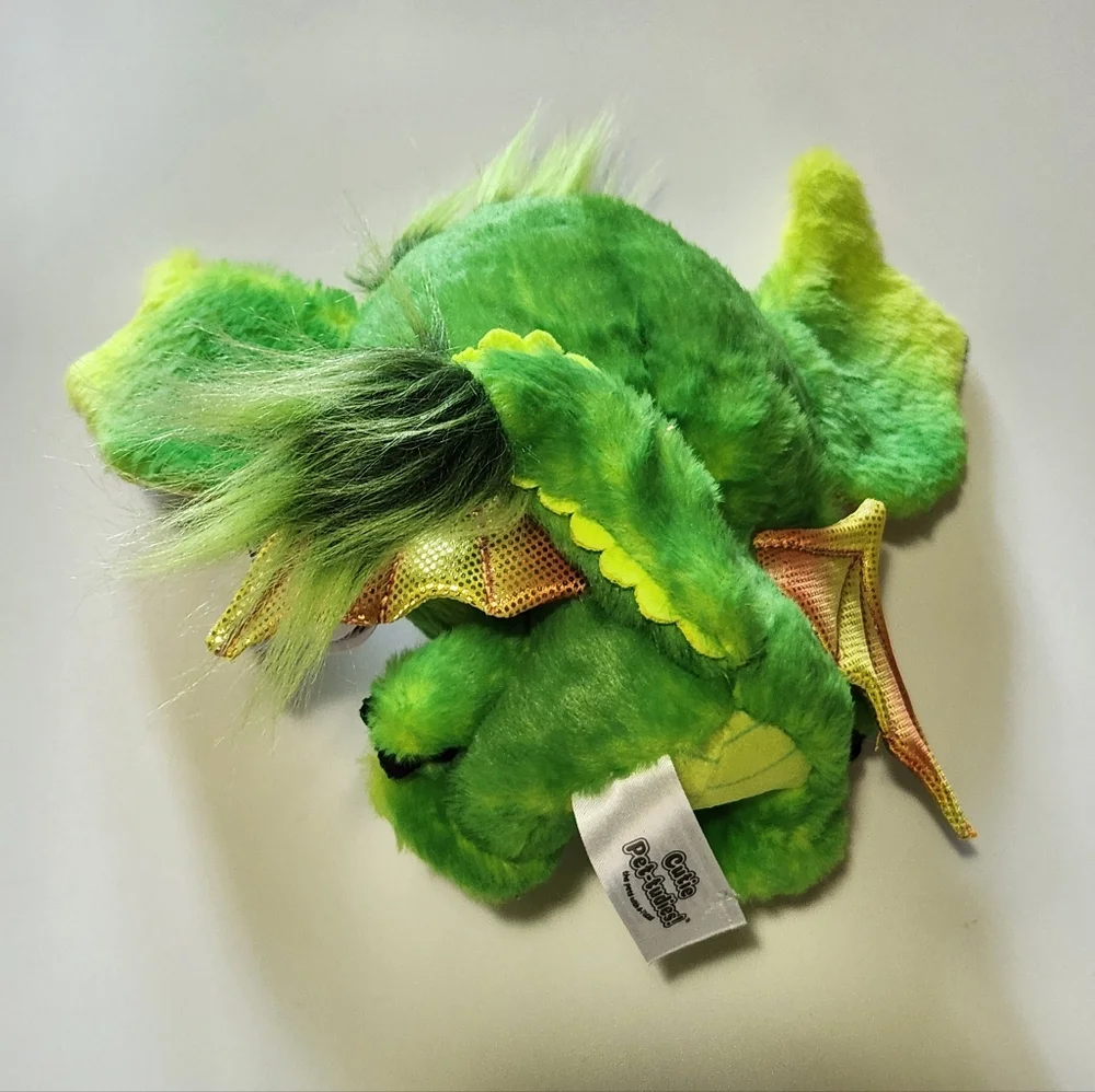 Cutie Pet-tudies Jade Dragon & Clementine Dragon Stuffed Plush Animal - Picture 7 of 13